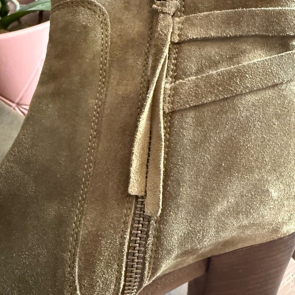 HOLDING HORSES Olive Suede Ankle Boots - Picture 8 of 8